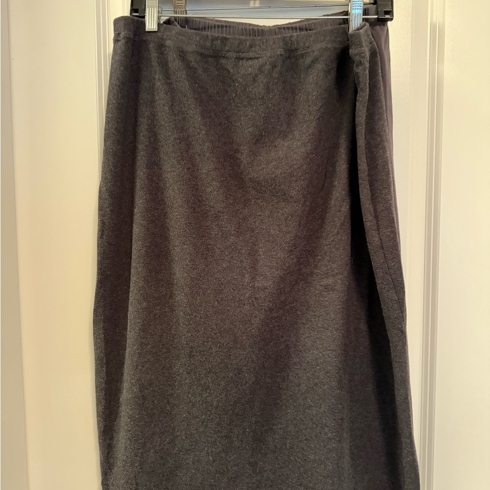 Eileen Fisher Charcoal Pencil Skirt
